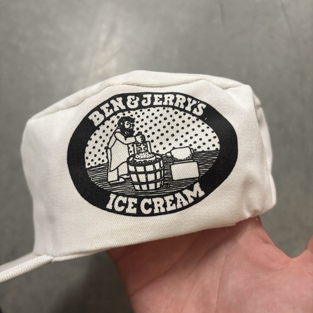 Vintage Ben & Jerry's Vermont's Finest Painters Cap Made in the USA - Picture 3 of 9